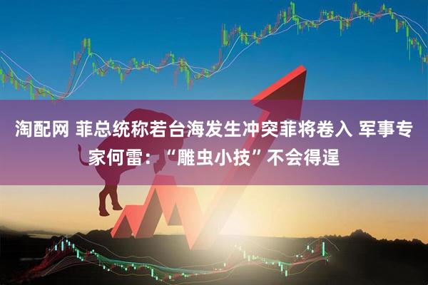 淘配网 菲总统称若台海发生冲突菲将卷入 军事专家何雷：“雕虫小技”不会得逞