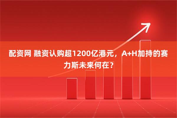 配资网 融资认购超1200亿港元，A+H加持的赛力斯未来何在？